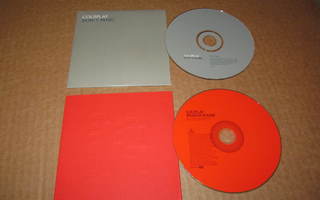 Coldplay CD-PROMO singlet  2 kpl UUDENVEROISET!