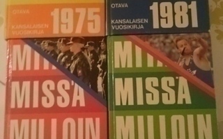 MITÄ MISSÄ MILLOIN - 1975, 1981, 1988 ja/tai 1997