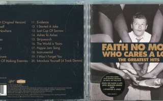 FAITH NO MORE . CD-LEVY . WHO CARES A LOT -THE GREATEST HITS