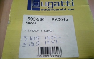 Skoda 105/120, Rapid Vesipumppu BUGATTI PA0045, 590-286