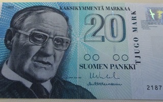 Seteli 20 mk Litt. A 1993 Suomen Pankki 2187116851
