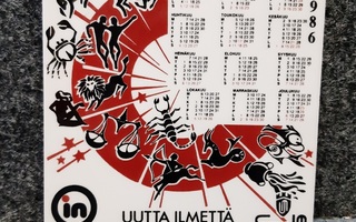 1986 kalenteri laatta