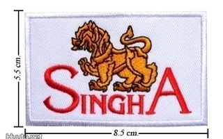 Silitettävä Singha -kangasmerkki / haalarimerkki