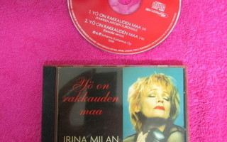 IRINA MILAN - yö on rakkauden maa - CDS ( hieno M- v 1999