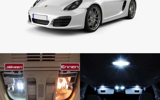 Porsche Boxster (981) Sisätilan LED -muutossarja 6000K ;x17