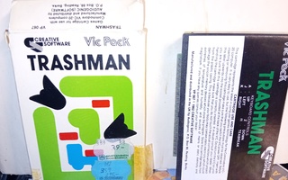 VIC PACK TRASHMAN pelikasetti + kotelo ( SIS POSTIKULU  )
