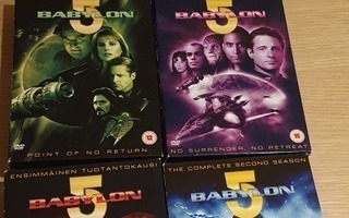 Babylon 5 DVD setti (kaikki 5 kautta)
