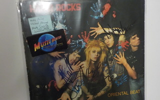 HANOI ROCKS - ORIENTAL BEAT  SIGNED; ANDY,MIKEAND NASTY