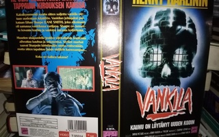 VHS kansipaperi Renny Harlinin VANKILA