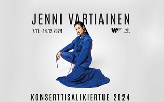 Jenni Vartiainen Konserttisalikiertue pääsylippu Helsinki