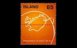Islanti 1141 ** Puhelinyhteys ulkomaille 100v (2006)