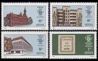 Liettua 540-3 ** Postimerkki 75v (1993)