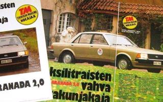 1977 Ford Granada esite - KUIN UUSI -  suom - TM