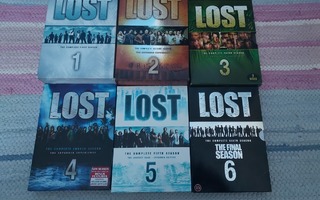 Lost kaudet 1-6 koko sarja (dvd)