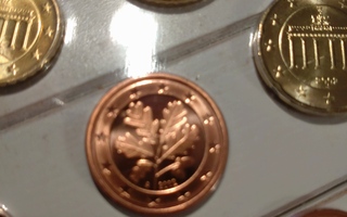 Saksa 2002.  5 euro cents