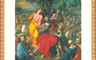 Jeesus ruokkii 5000 ihmistä. Hendrik de Clerck, Maxi 14.8x21