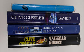 Clive Cussler -setti (4 kirjaa) : Hurrikaanin silmässä ; ...