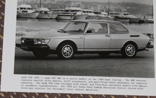 1980 Saab 900 EMS pressikuva - KUIN UUSI