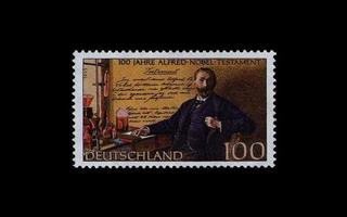 Saksa 1828 ** Alfred Nobelin testamentti 100v (1995)