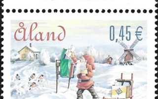 Åland 2004  Joulu  0,45 €  välilöpari ** LaPe 243