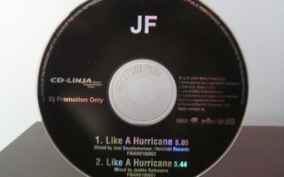 JF - Like A Hurricane PROMO CDr-Single