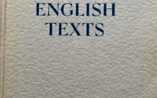 A selection of English texts Miettinen Tuomikoski