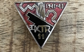 Jatkosodan  asevelimerkki  I/KTR II