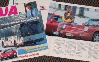 1992 AJA 1/1992 - KUIN UUSI - Porsche Saab Scania Valmet