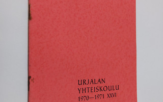 Urjalan yhteiskoulu 1970-1971