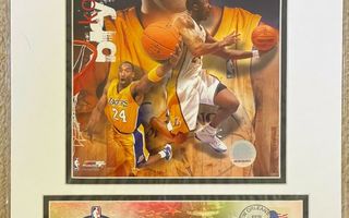 Kobe Bryant virallinen NBA 2008 All-Star kehystetty taulu