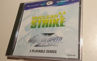 EA Nuclear Strike & NFS II SE DEMO-CD