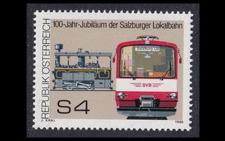 Itävalta 1854 ** Salzburgin paikallisjunat 100v (1986)