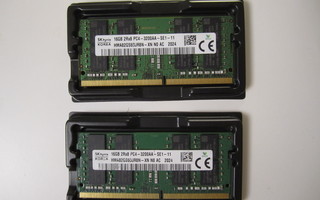Kannettavan muistia 32GB (2*16GB) DDR4 PC4-3200AA-SE1-11