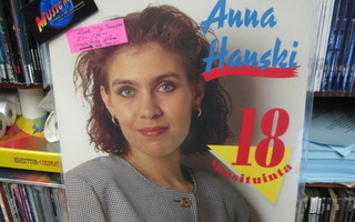 ANNA HANSKI - 18 SUOSITUINTA - RARE -91 PAINOS - EX-/M- LP