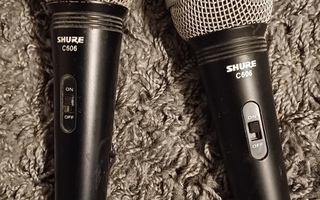 Shure C606 2 kpl mikrofonit!