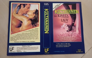 Kultanainen / The lonely lady VHS kansipaperi / kansilehti