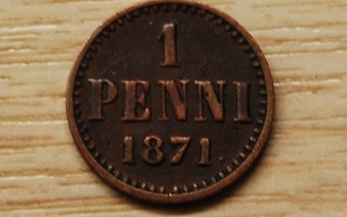1 penni Aleksanteri II 1871