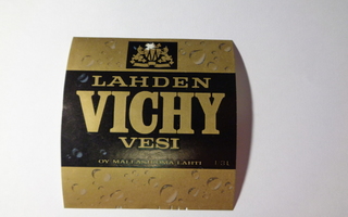 Etiketti - Lahden Vichy vesi