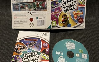 Hasbro Family Game Night Wii - CiB