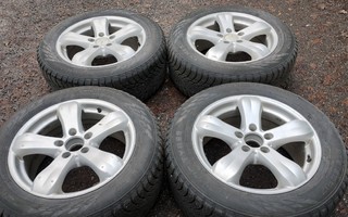 Mb S alumiinivanteet 17", kitkarenkaat 235/55r17