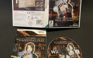 Cate West The Vanishing Files Wii - CiB