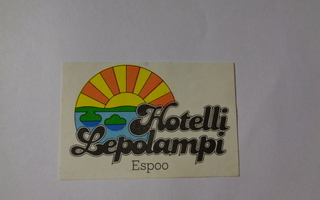 TT-etiketti Hotelli Lepolampi, Espoo