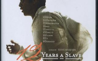 12 YEARS A SLAVE - Suomi-DVD 2013 - 3 x Oscar-voittaja 2014