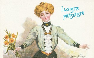 Postikortti, PÄÄSIÄINEN, Jenny Nyström