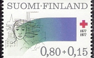 1977 Punainen Risti 0,80 + 0,15 mk **  LaPe 799