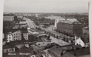 Helsinki, panoraama, Mannerheimintie keskellä, vkpk p. 1956
