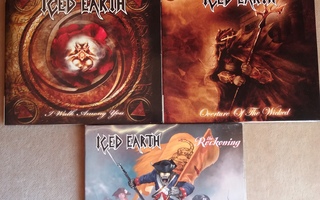 Iced Earth cd single paketti 3 kpl