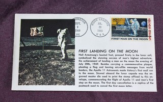 *FDC USA FIRST LANDING ON THE MOON 1969*