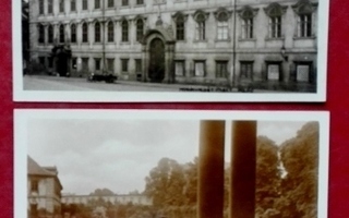 Praha, Wallenstein Palace: 2 korttia/postcards