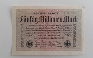 GERMANY 5 MILJ. MARK 1923 KL7  H-0925
